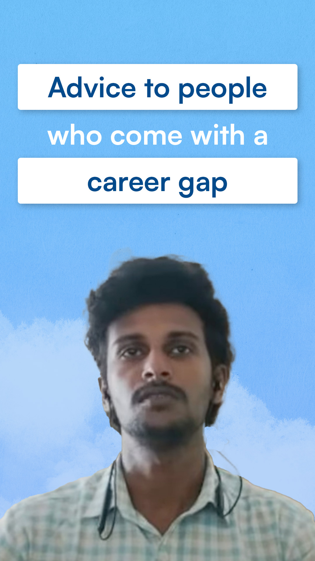 Video testimonial thumbnail - student success story and course experience