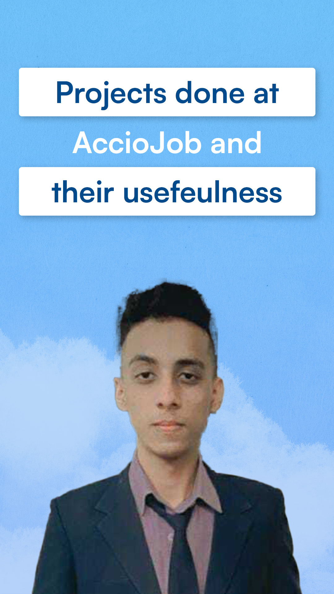 Video testimonial thumbnail - student success story and course experience