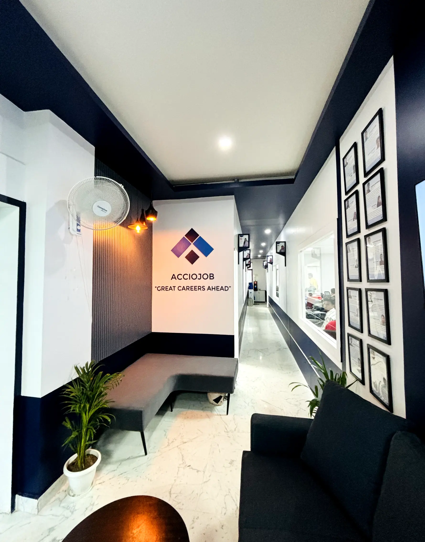 AccioJob offline center main facility - state-of-the-art learning and collaboration space